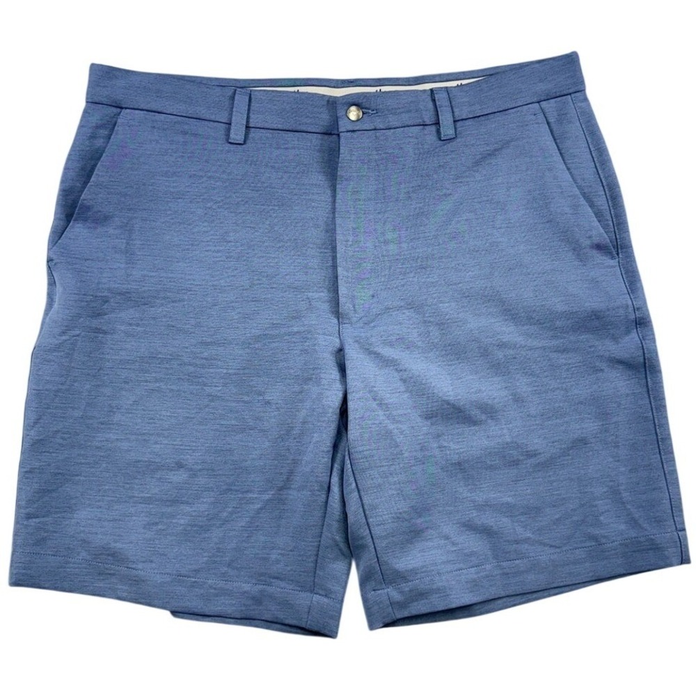 Callaway Mens Blue Heathered Performance Golf Shorts Size 36 Stretch Activewear